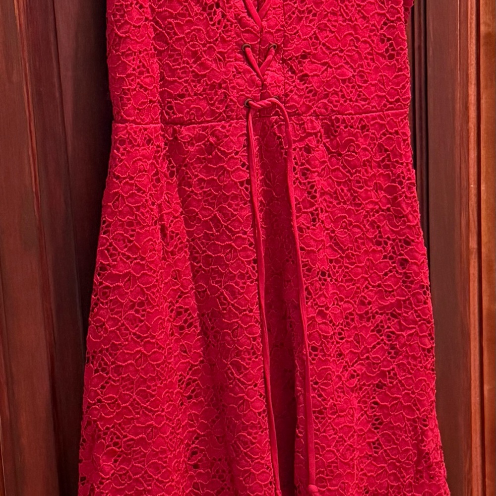 Red Lace Dress